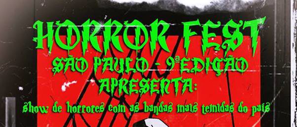 Horror Fest SP – 9ª Uma coletânea ao vivo do Horror Punk paulista